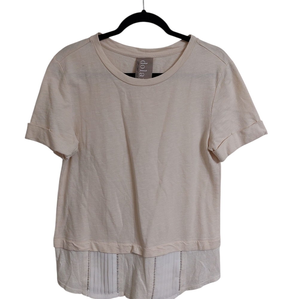 Dolan Cream Short Sleeve Top 👚